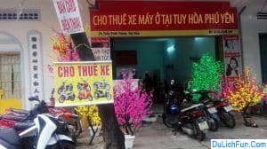 Danh sách các địa chỉ thuê xe máy tốt ở Tuy Hòa, Phú Yên