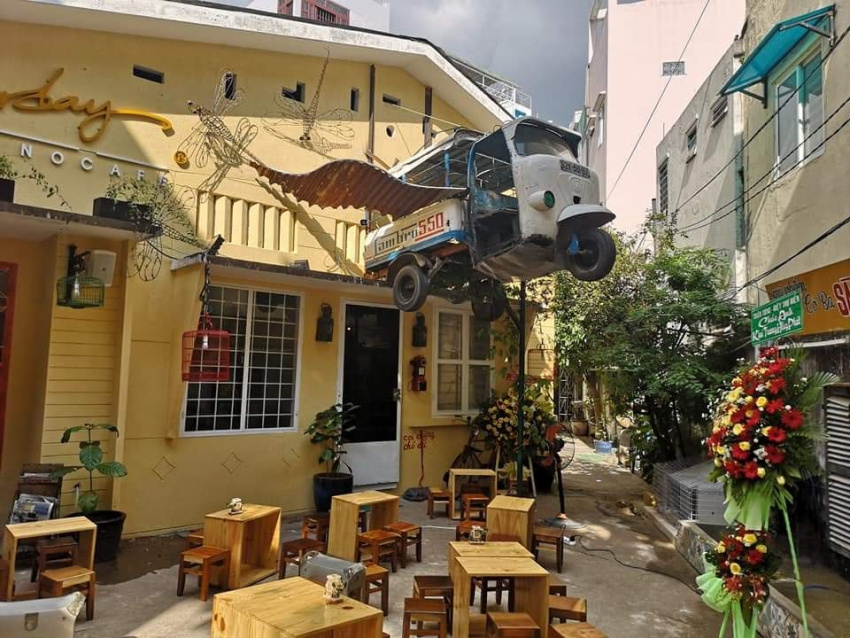 quán cafe,   													thiên đường sống ảo ở yesterday piano cafe tại 140/21 trần huy liệu, quận phú nhuận