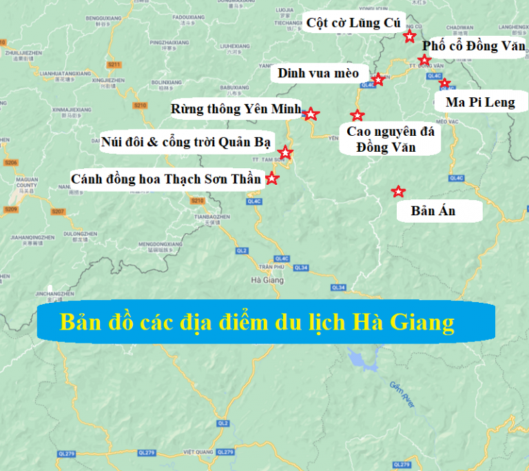 Bản đồ tỉnh Hà Giang chi tiết mới nhất 2023  Địa Ốc Thông Thái
