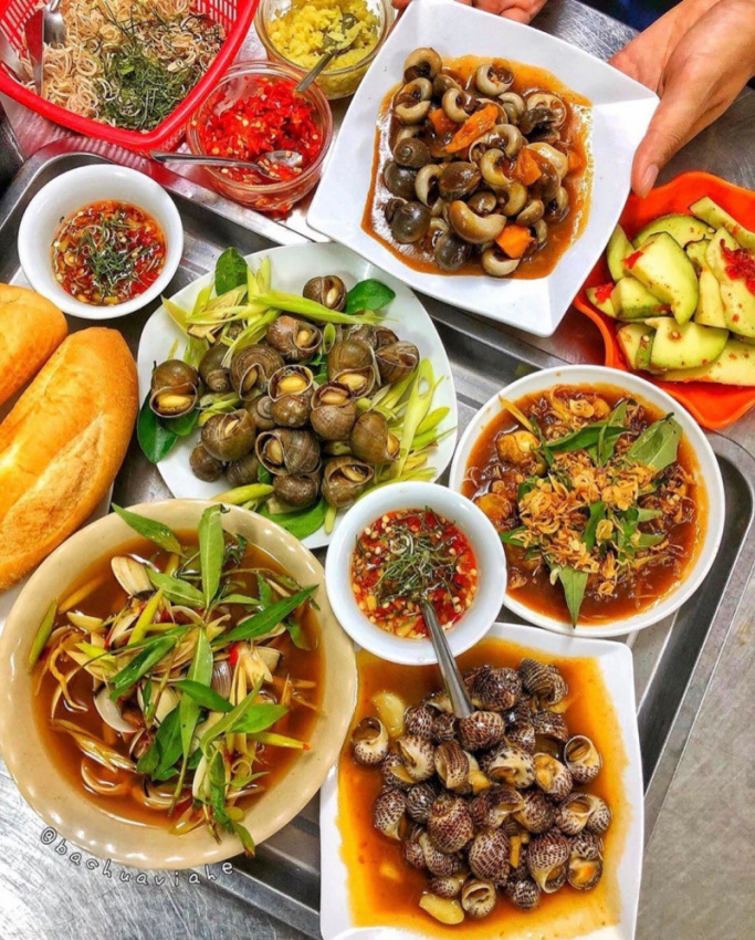 ăn uống,   													top 10 quán ốc ngon nhất khu vực trung tâm thành phố đà nẵng