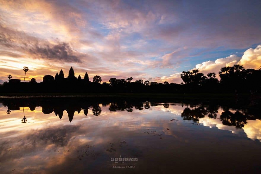 angkor wat, du lịch campuchia, đền angkor wat biến hóa khác nhau tại cùng một góc chụp