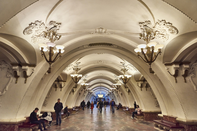 du lịch hè, du lịch nga, world cup 2018, du lịch hè mùa world cup | một ngày khám phá ga tàu điện ngầm như cung điện ở moskva