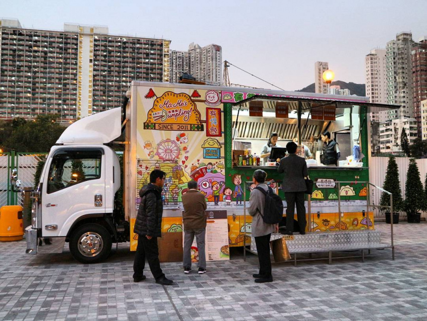 du lịch hong kong, xe bán đồ ăn, du lịch hồng kông – thích thú với các xe bán đồ ăn ngộ nghĩnh