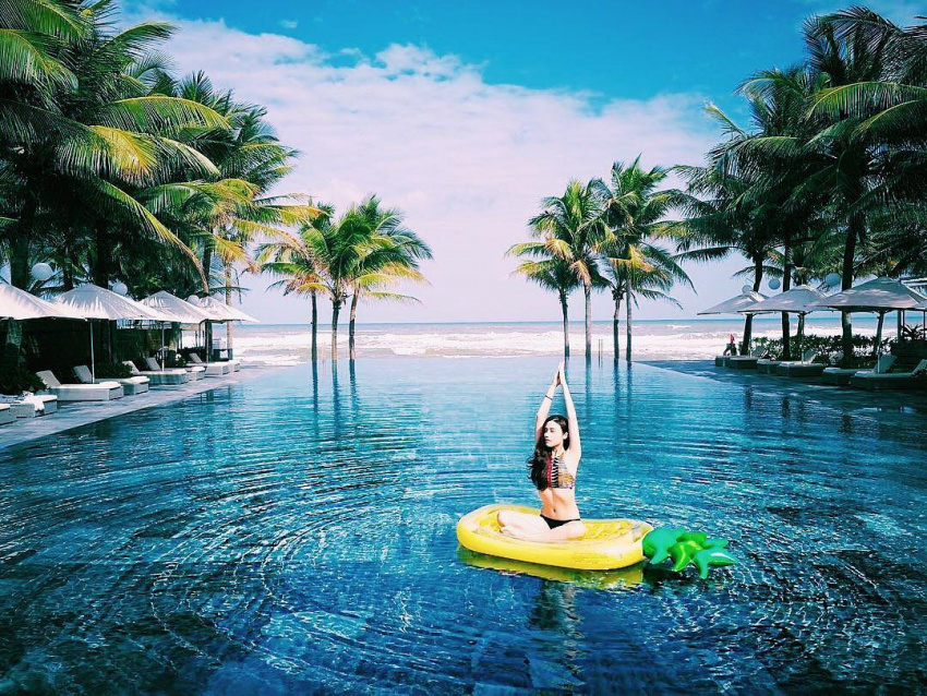 du lịch đà nẵng, fusion maia resort đà nẵng, resort đà nẵng, cận cảnh hồ bơi resort đà nẵng vừa được xướng tên trong top đẹp nhất thế giới