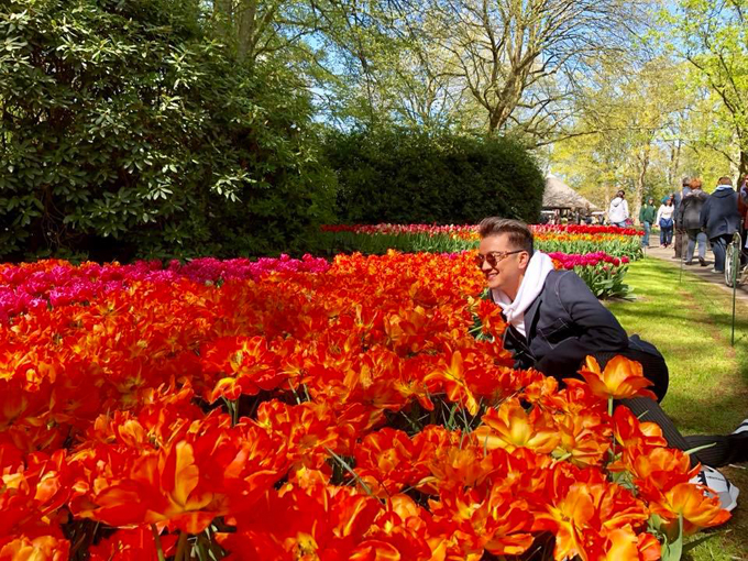 du lịch hà lan, du lịch hè, sao việt say lòng trước ‘thảm hoa’ tulip khổng lồ ở hà lan