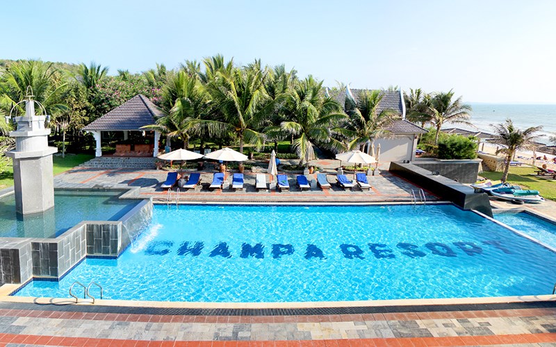 champa resort & spa, khach san phan thiet, resort phan thiet, tận hưởng champa resort phan thiết chuẩn 4 sao với 600k/người