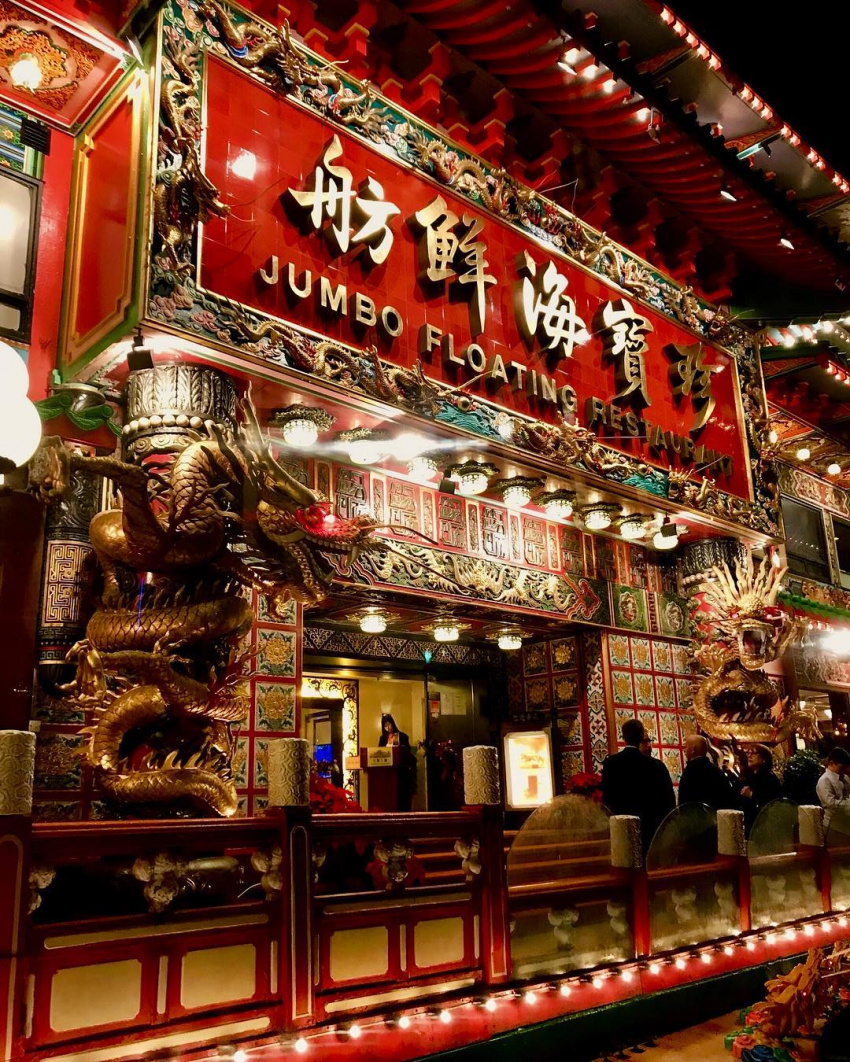 du lịch hong kong, jumbo kingdom, nhà hàng nổi, du lịch hồng kông trải nghiệm nhà hàng nổi trên nước