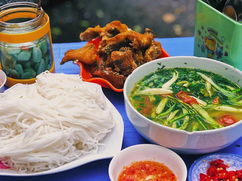 10  quán bún cá chấm ngon nhất tại hà nội