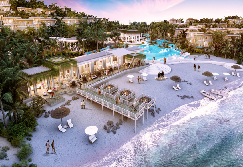 Tháng 2 này, phát sốt với tin khai trương resort Phú Quốc siêu hoành tráng, đẳng cấp chẳng kém resort Bali hay Maldives