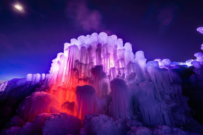 điểm đến, ice castles, sửng sốt trước “vương quốc băng giá” đẹp không góc chết, không tin có thật