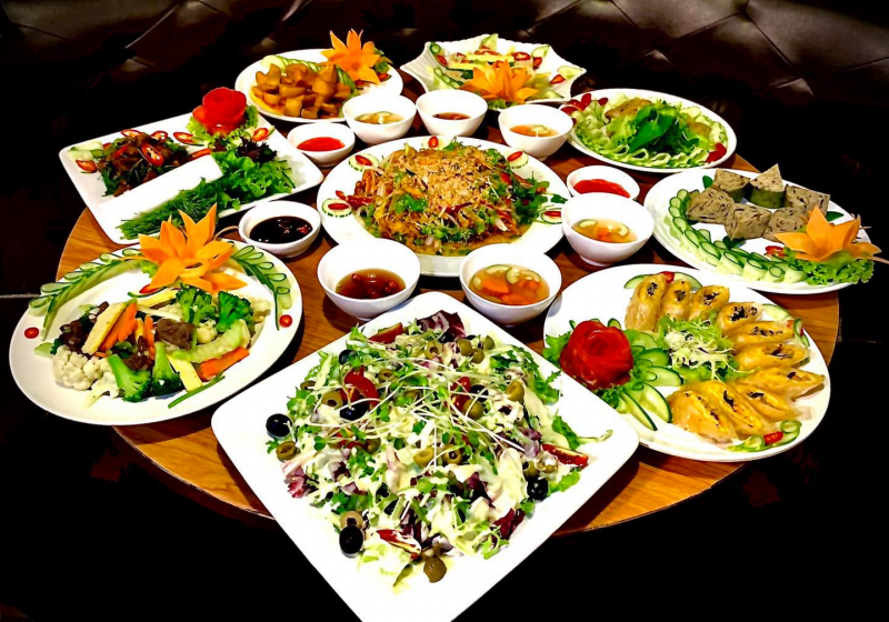 9  nhà hàng buffet ăn chay nổi tiếng tại hà nội