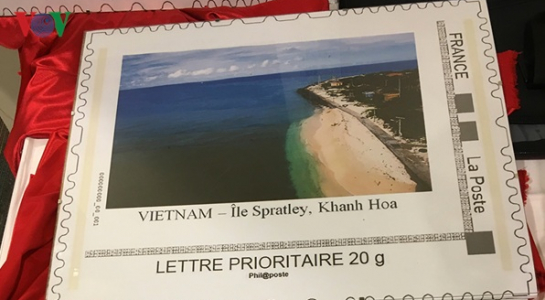 Pháp sắp lưu hành bộ tem với ảnh quần đảo Trường Sa của Việt Nam