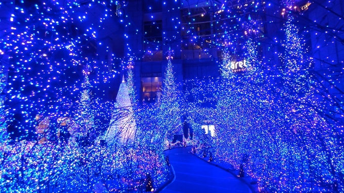 Hàng loạt lễ hội ánh sáng ở nhiều thành phố Nhật Bản dịp cuối năm
