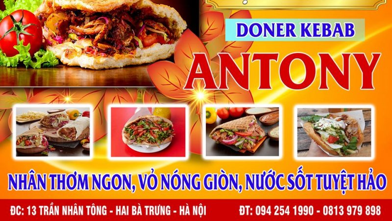 8  tiệm bánh mì doner kebab ngon & chất lượng nhất ở hà nội