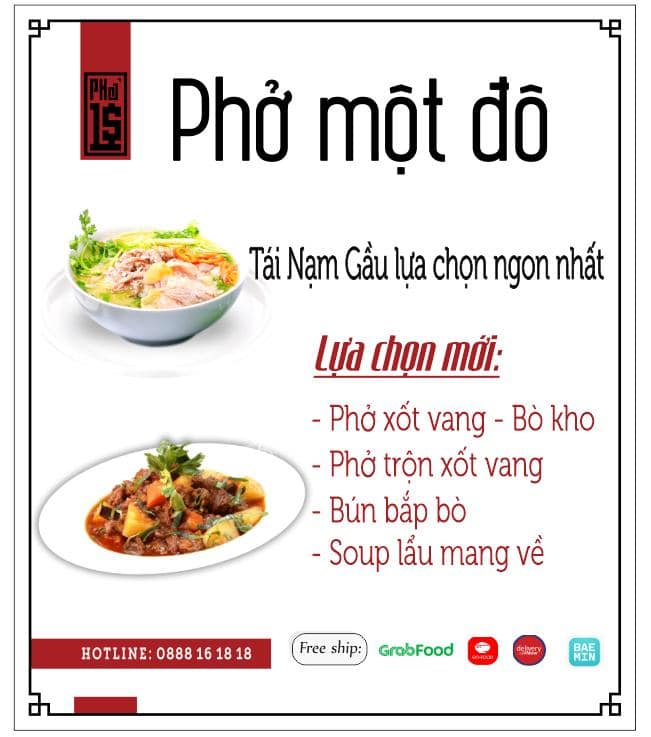 10  quán phở ngon quận bình thạnh, tp hcm