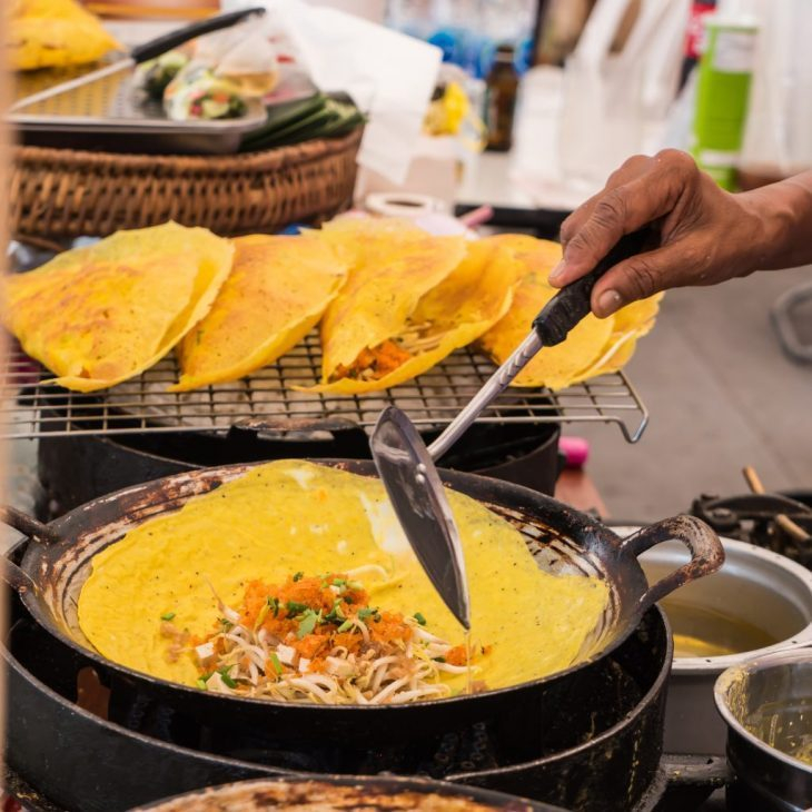 10 delicious and cheap pancake shops in Vinh city, Nghe An