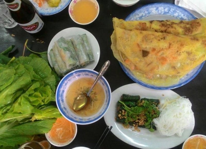 10 delicious and cheap pancake shops in Vinh city, Nghe An