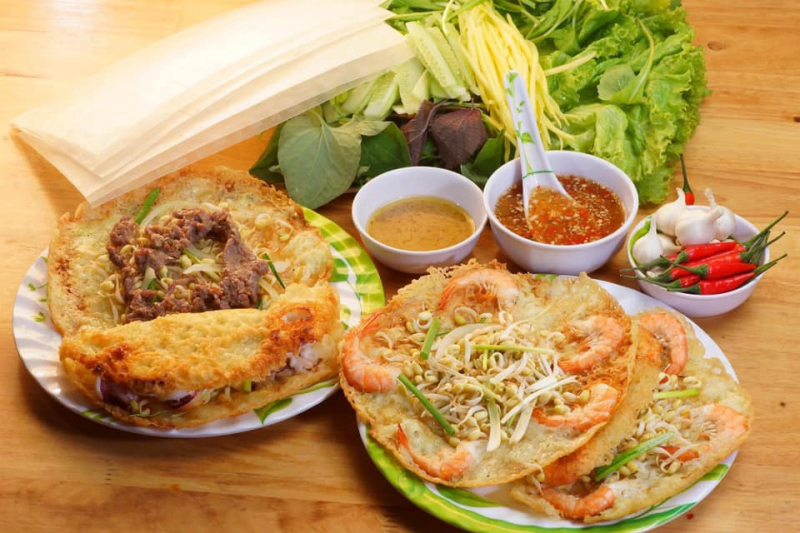 10 delicious and cheap pancake shops in Vinh city, Nghe An