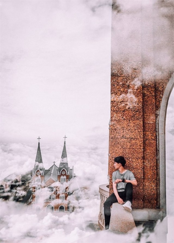 Cận cảnh “Nhà thờ vờn mây” không thể bỏ qua khi đến Bảo Lộc