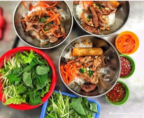 10 Quán bún thịt nướng ngon nhất tại Sài Gòn