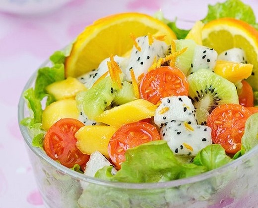 Cách làm salad hoa quả ngon miệng đẹp da