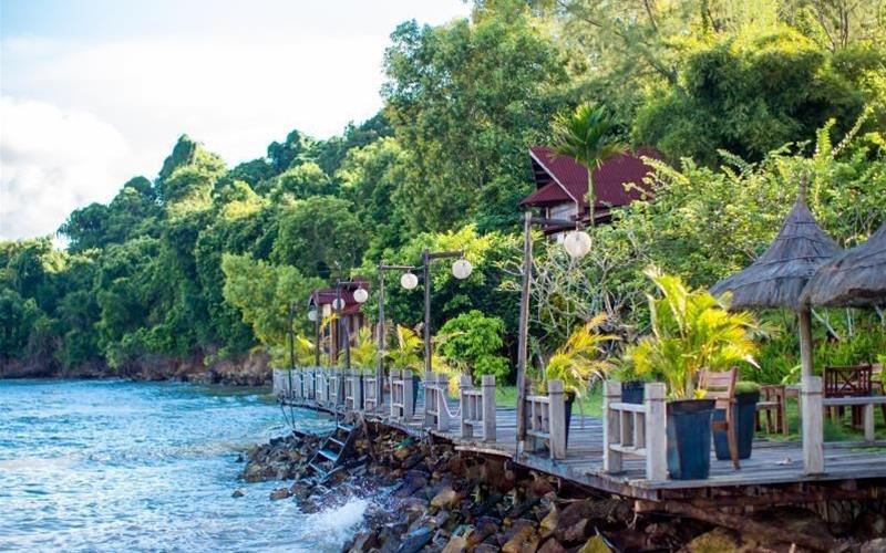 Khác nào tiên cảnh với resort 4 mặt giáp biển, rừng và cả sông đẹp không lối thoát ở Phú Quốc