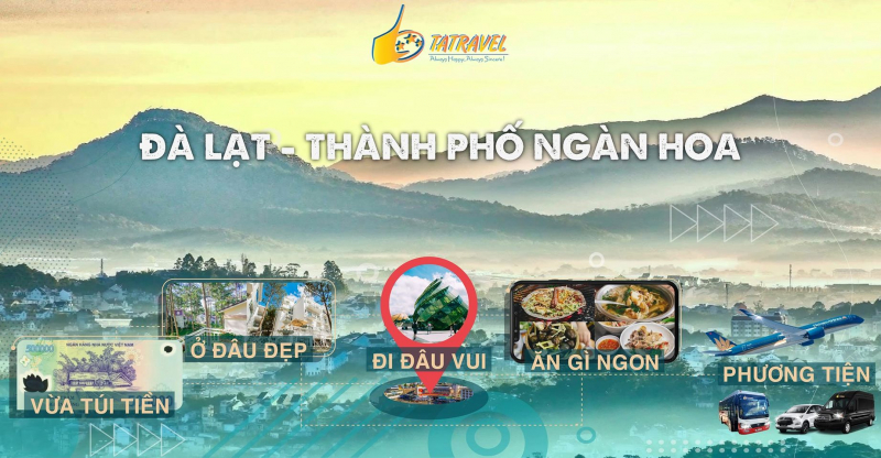 8  Công ty du lịch uy tín nhất ở TP. Đà Lạt, Lâm Đồng