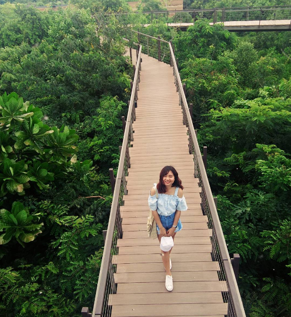 du lịch bangkok, du lịch hè, điểm đến, pa nai krung, đi bộ trên không xuyên qua “khu rừng thần tiên” được xây từ bãi rác