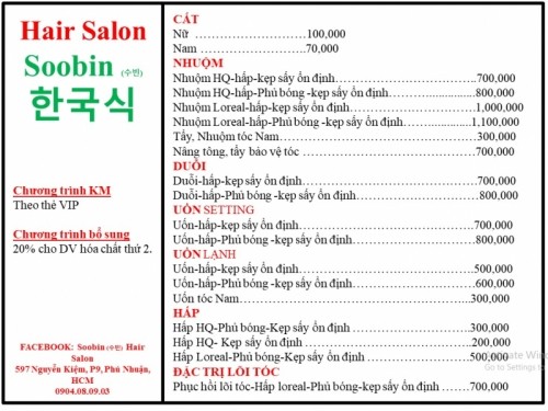 10 salon làm tóc đẹp và uy tín nhất quận phú nhuận, tp. hcm