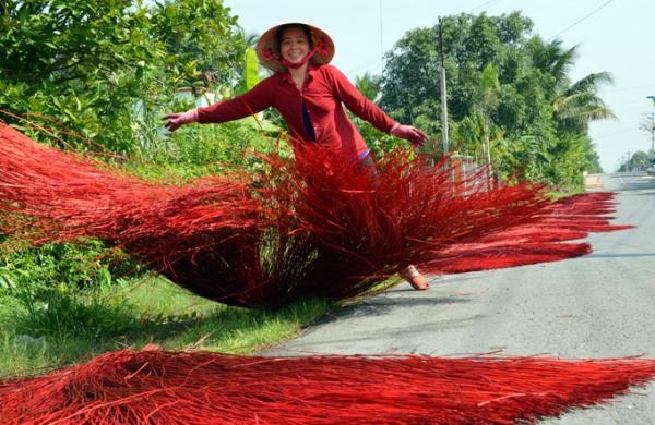 Muôn màu làng nghề chiếu cói mỹ nghệ Kim Sơn