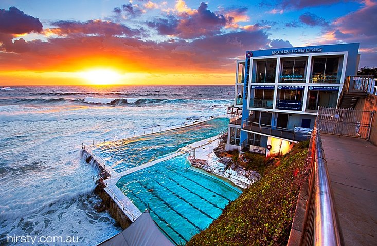 bể bơi bondi baths, du lịch úc, điểm đến, bondi baths – bể bơi độc đáo nằm trên biển ở australia
