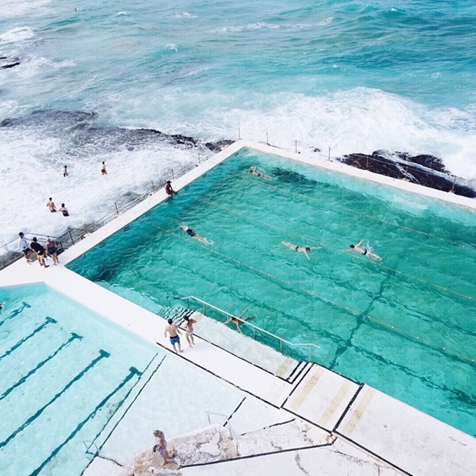 du lịch úc, điểm đến, bể bơi ‘dây sóng’ địa điểm hút khách bậc nhất ở sydney