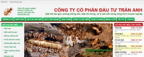10 công ty diệt côn trùng tại tp. hồ chí minh