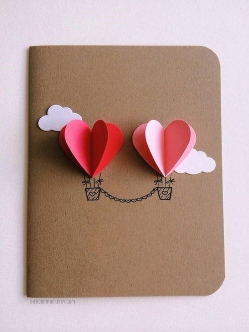10 cách làm thiệp valentine handmade dành tặng bạn gái, bạn trai