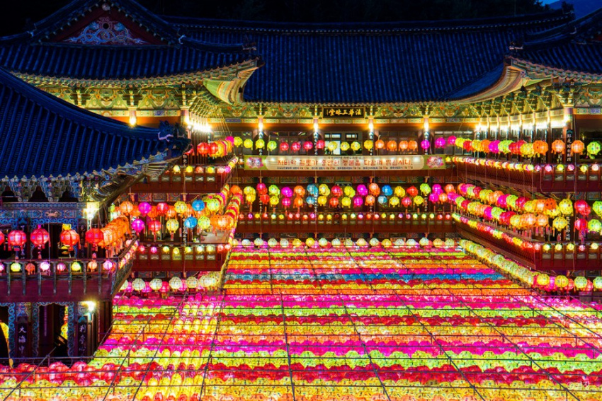 đại lễ phật đản, điểm đến, hàng nghìn chiếc đèn lồng đẹp lộng lẫy trong mùa đại lễ phật đản