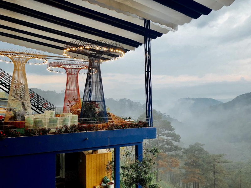 11  quán cà phê view rừng núi đẹp tại đà lạt
