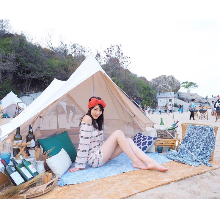 camping luxury, coco beachcamp, du lịch biển, du lịch lagi, điểm đến, khu cắm trại, khu cắm trại phong cách boho hot nhất thái lan sắp có mặt tại việt nam