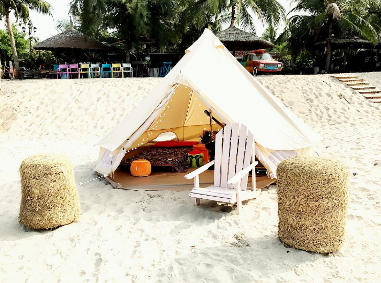 camping luxury, coco beachcamp, du lịch biển, du lịch lagi, điểm đến, khu cắm trại, khu cắm trại phong cách boho hot nhất thái lan sắp có mặt tại việt nam