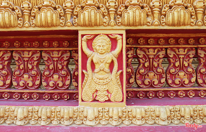 chùa pisesaram, du lịch trà vinh, điểm đến, tưởng như lạc giữa thái lan ở ngôi chùa cổ miền tây hơn 500 tuổi