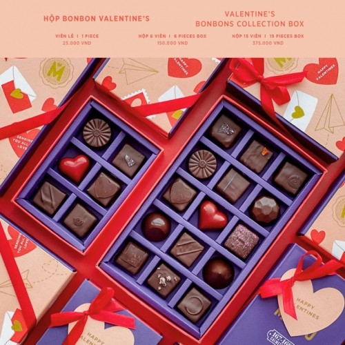 8 địa chỉ bán chocolate quà tặng valentine ngon nhất hà nội