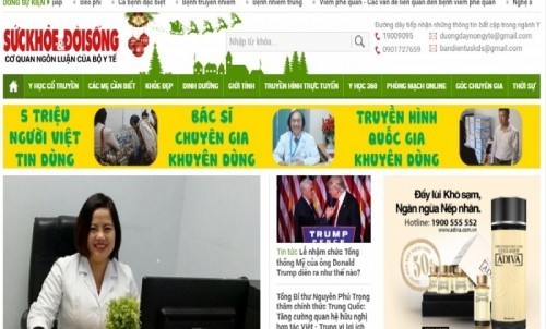 10 website chăm sóc sức khỏe nổi tiếng nhất việt nam