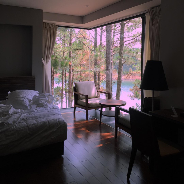 du lịch đà lạt, đặt phòng chudu24, khách sạn, 5 resort xinh ngất ngây với view nhìn ra hồ tuyền lâm lãng mạn ở đà lạt