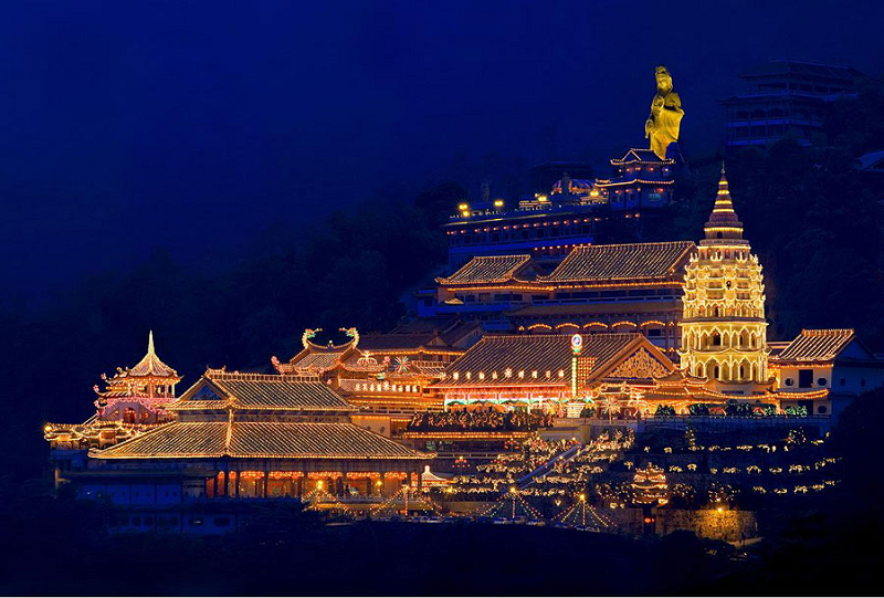 du lịch malaysia ghé thăm kok lok si - ngôi chùa lớn nhất malaysia