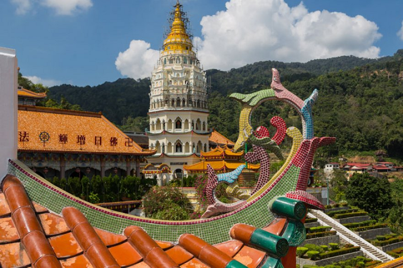 du lịch malaysia ghé thăm kok lok si - ngôi chùa lớn nhất malaysia