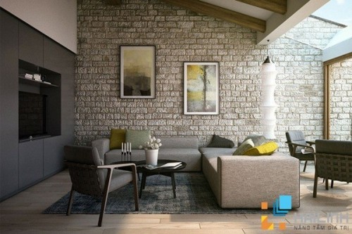 8 mẫu gạch ốp tường phòng khách đẹp nhất bạn nên biết