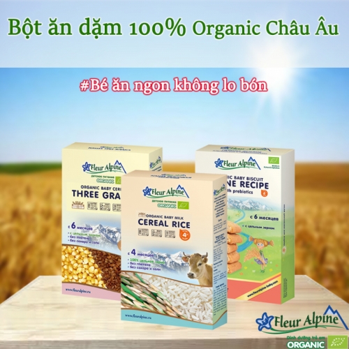 14 bột ăn dặm cho bé được các mẹ tin dùng nhất hiện nay