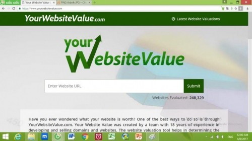 10 trang web tính giá trị website chính xác nhất
