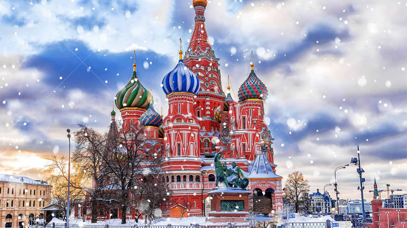 Tour du lịch Nga tham quan nhà thờ Thánh Basil