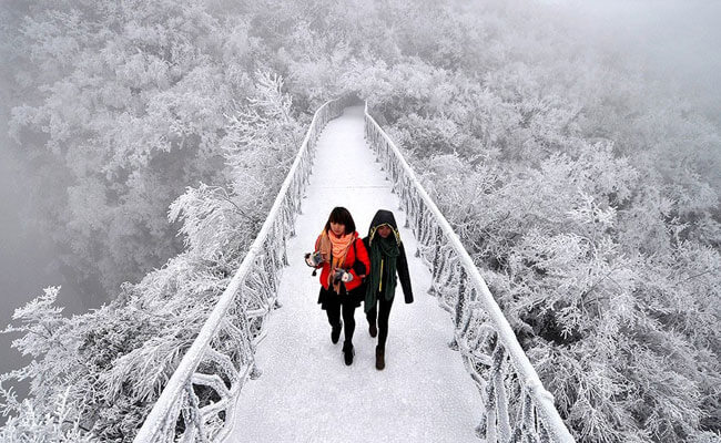 Du lịch Trung Quốc tháng mấy để được ngắm tuyết rơi?