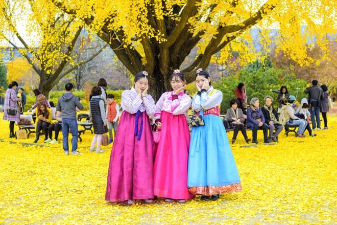 Những trải nghiệm thú vị khi du lịch Hàn Quốc vào mùa thu